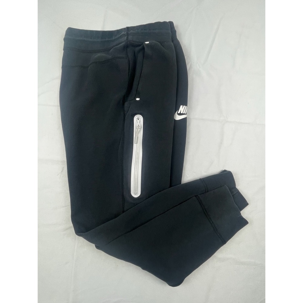Nike Tech Fleece Joggers Mens Black Tapered Sweatpants CU4495-010 MEDIUM